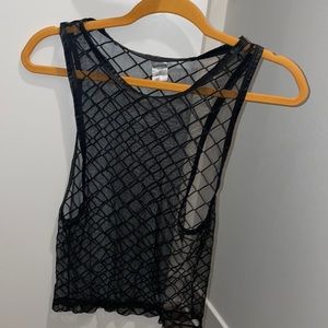 Mens mesh tank top